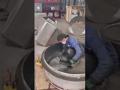 Industrial IBC Stainless Steel Automatic Pharmaceutical Substances Blender IBC Bin